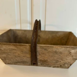 Rustik trækasser / Fil-de-fer metal kurve