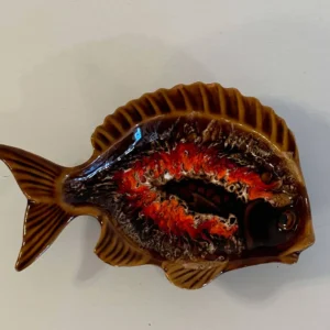 Lille Majolika Fiskefad fra Vallauris France