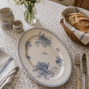 FRANSK FAD SARREGUEMINES FLORA 2